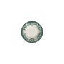 Hermia Velour Green Fulya Juego de Cena de 24 Piezas Blanco y Verde